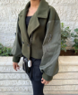 صورة Cropped khaki jacket